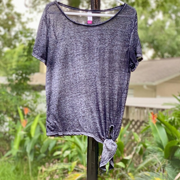 No Boundaries Tops Sheer No Boundaries Tie Bottom Top Poshmark